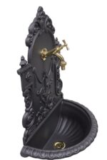 Fontana a muro Granada con rubinetto 303/L e sifone - immagine 2