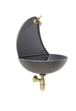 Fontana a muro Palmira con rubinetto 303/B e sifone