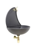 Fontana a muro Palmira con rubinetto 303/L e sifone