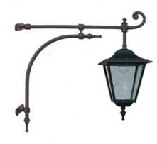 Braccio a muro Praiano con lanterna