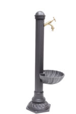 Fontana a colonna mod. Pandora con rubinetto cod. 303/B + vasca
