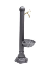 Fontana a colonna mod. Pandora con rubinetto cod. 303/L + vasca