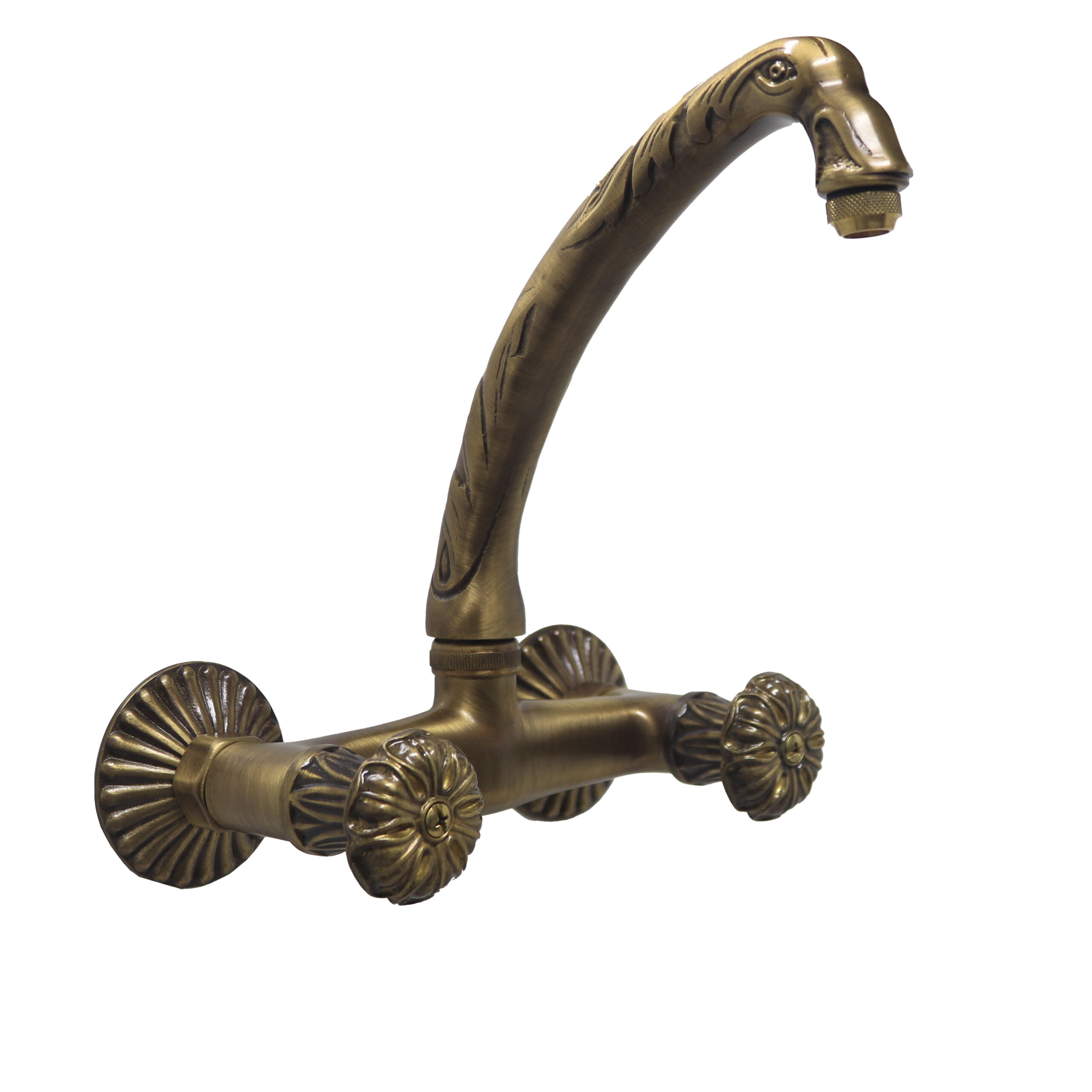 Gruppo lavello in ottone brunito RO/222