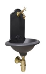 Fontana a muro Ronda con rubinetto 303/B e sifone