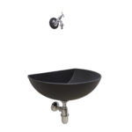 Fontana Venezia + rubinetto e sifone cromato