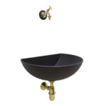 Fontana Venezia + rubinetto e sifone lucido