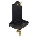 Fontana a muro Siviglia con rubinetto 303/L e sifone