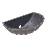 Fontana a muro mod. Conchiglia con rosone margherita - immagine 2