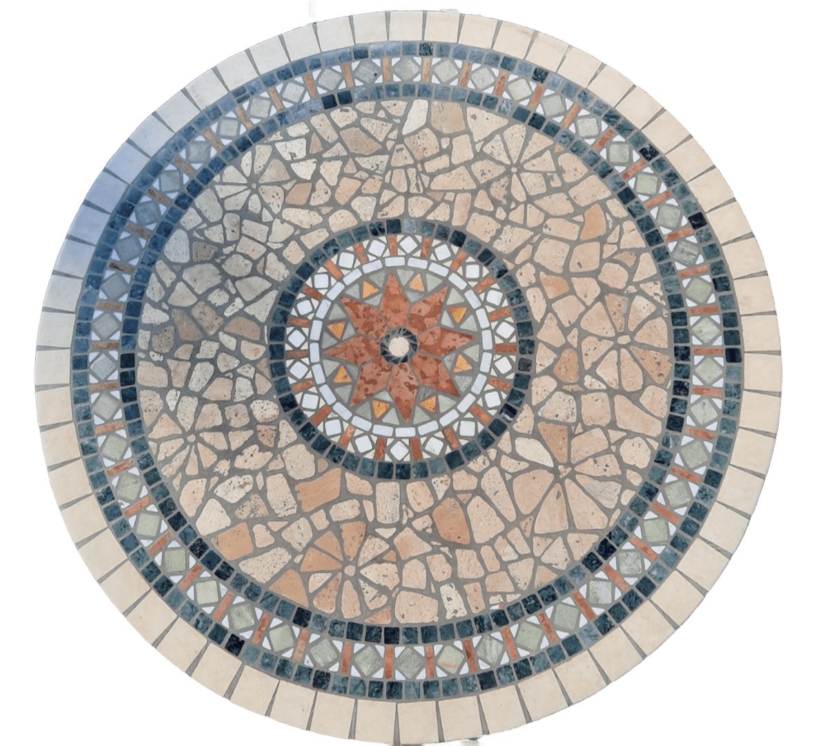 PIANO IN MOSAICO Ø100 CM