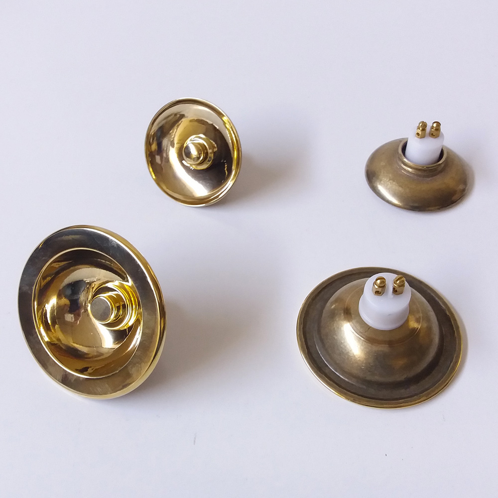 Campanello in ottone lucido diam. cm 6