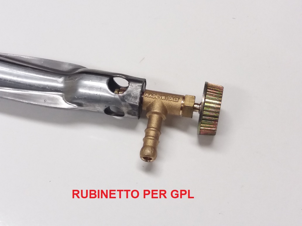 Rubinetto GPL bruciatore per barbecue
