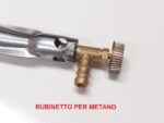 Rubinetto metano bruciatore per barbecue
