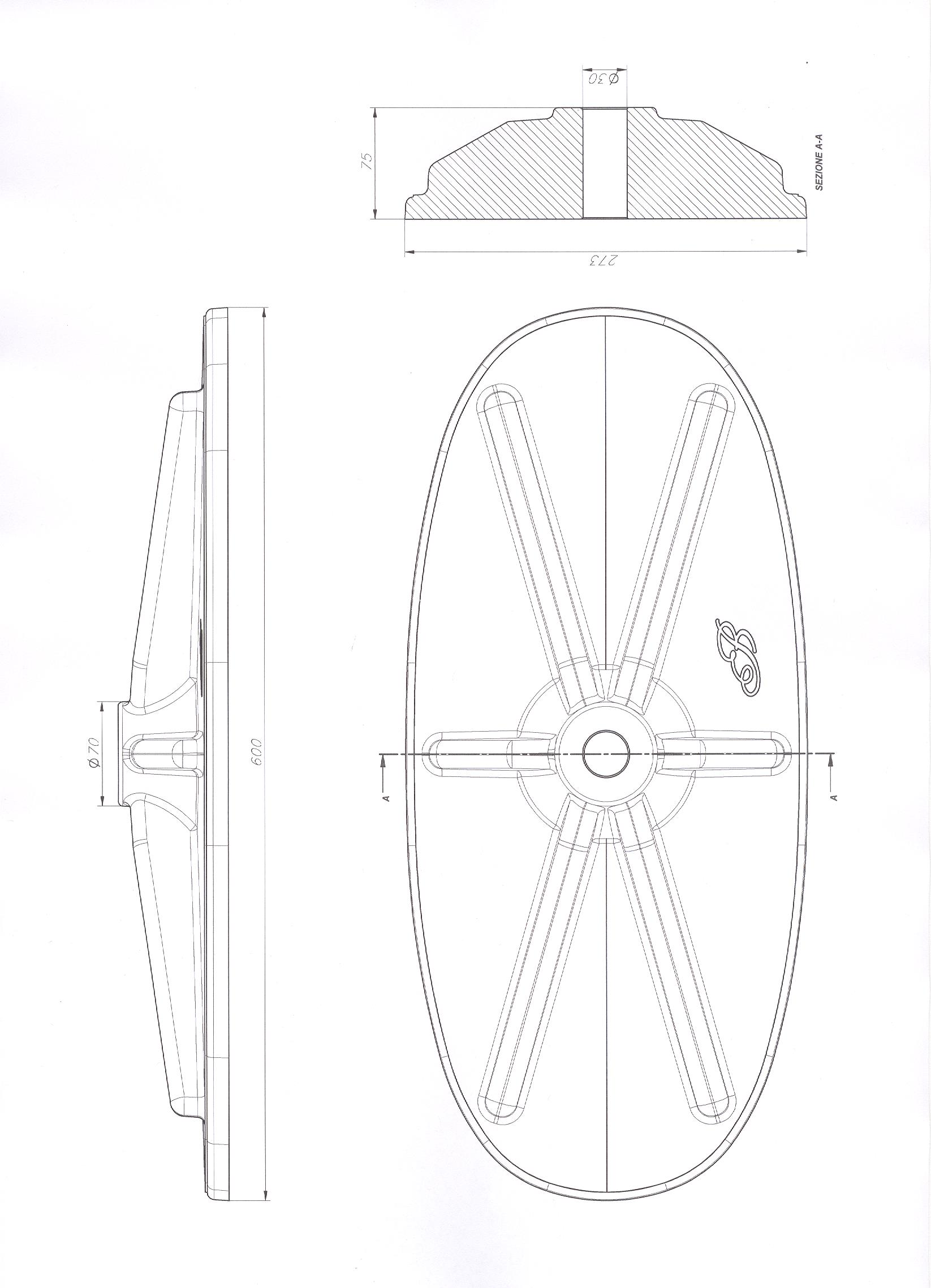 Piastra antisismica in ghisa per tiranti modello FB04