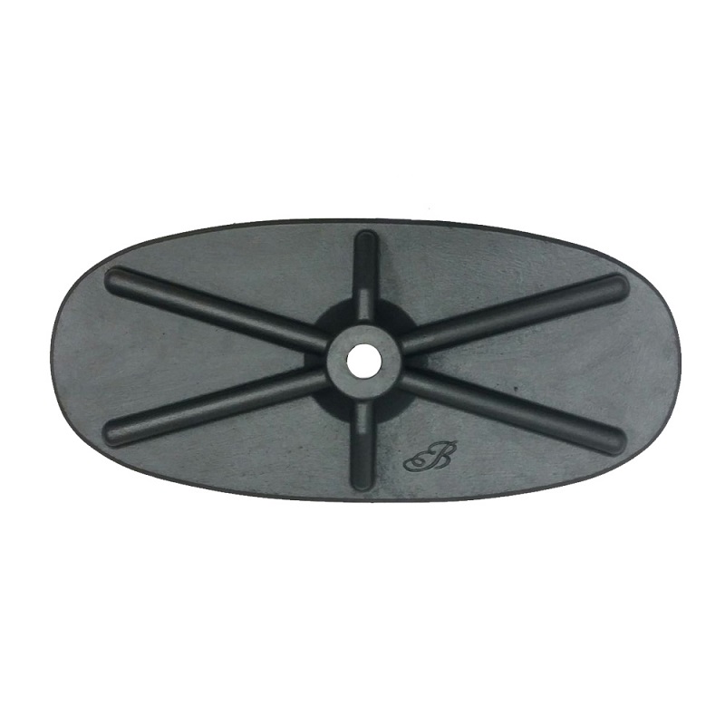 Piastra antisismica in ghisa per tiranti modello FB04