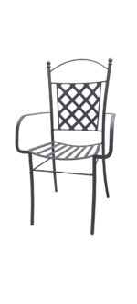 Sedia Poltrona Rombi con braccioli