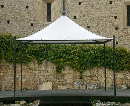 Gazebo in ferro battuto modello Zaffiro