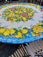 COMPOSIZIONE TAVOLO CM 120 CON PIANO TONDO IN LAVICA - immagine 2