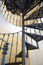 Scala a chiocciola Fiorata  Ø105, Ø125, Ø145 e Ø165 cm