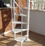 Scala a chiocciola Geometrica Ø105, Ø125, Ø145 e Ø165 cm