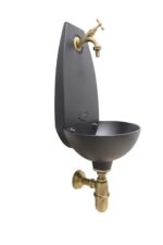Fontana a muro Tebe con rubinetto 303/B e sifone