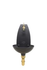 Fontana a muro Tebe con rubinetto 303/L e sifone - immagine 2