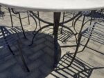 COMPOSIZIONE TAVOLO CM 120 CON PIANO IN TRAVERTINO - immagine 3