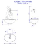 Fontana a muro Iris + 303/C - immagine 4