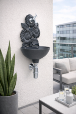 Fontana a muro Girasole + 303/C + sifone - immagine 2