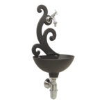 Fontana a muro Iris + 303/C e sifone - immagine 3