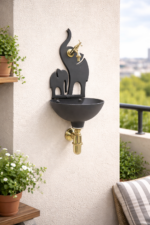 Fontana a muro Kenya + 303/L e sifone - immagine 2