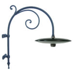 Braccio a muro Ischia50 con piatto doppio smaltato