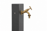 Fontana a colonna Delfi con rubinetteria ottone brunito - immagine 2